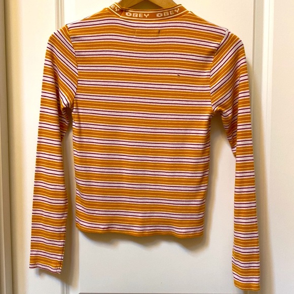 Obey Ribbed Crop Top - Picture 2 of 7